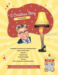 Christmas Story themed TV dinner