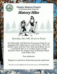 History Hike: Closter Nature Center