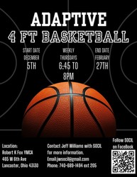 Adaptive 4 Foot Basketball