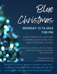 Blue Christmas service