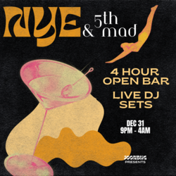 New Years Eve 2025 at 5th&Mad