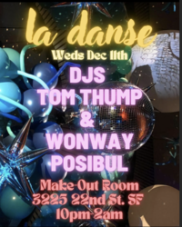 La Danse- Weds. December 11th