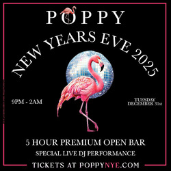 Dec 31 | Poppy Nightclub | Los Angeles New Year's Eve Party