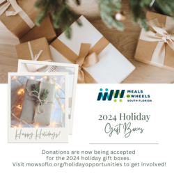 Meals on Wheels South Florida's 2024 Holiday Gift Box Program