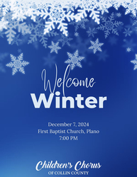 Children's Chorus of Collin County Welcome Winter Concert