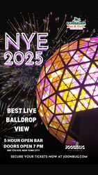 Margaritaville LandShark Terrace Ball Drop View NYE 2025