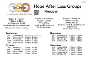 TriCircle's Hope After Loss Support Group