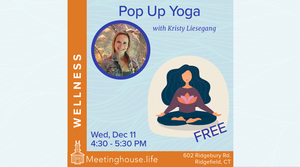 Free Pop Up Yoga Class with Kirsty Liesegang