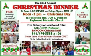 FREE Christmas Day Dinner!
