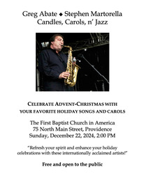 Greg Abate and Stephen Martorella Candles, Carols, n' Jazz