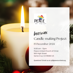 Peace United Church of Christ Family Sunday | Come join us in our candle-making project!