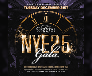 New Year's Eve at Crystal Tea Ballroom - Philly's Best NYE Party!