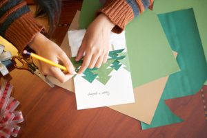 DIY Holiday Card Making at the Newcastle Library