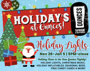 Holiday Lights at Ounces!