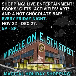 Miracle on E. 5th Street: A RAYGUN, Daisy Chain & Storyhouse Bookpub Holiday Promenade Collaboration