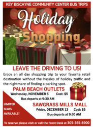 Trips & Tours: Sawgrass Mills Holiday Shopping