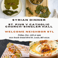 Syrian Dinner at St. Pius V Catholic Church