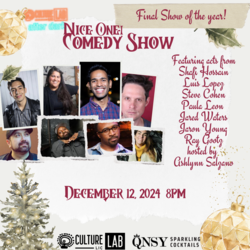 Nice One! Comedy - Last Show of 2024! Thursday, December 12, 8pm