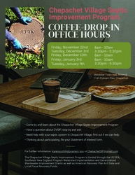 Chepachet Village Septic Improvement Program Drop-In Office/ Coffee Hour