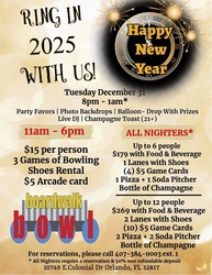 Boardwalk Bowl’s New Year’s Eve Party