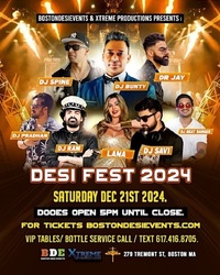 DESI FEST - BHANGRA VS BOLLYWOOD VS TOLLYWOOD ROYALE