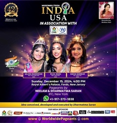 42nd Anniversary! Miss/Mrs./Teen India USA - Grand Finale