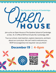 The Gardner School of Cambridge Open House