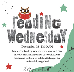 Join Letterpress PLAY for Reading Wednesday!