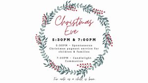 Christmas Eve Worship At the Vine