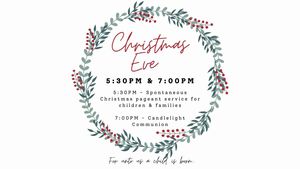 Christmas Eve Worship At the Vine