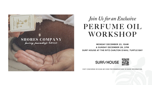 Perfume Oil Making Workshop with Shores Company