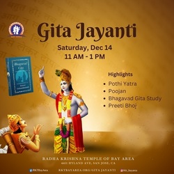 Gita Jayanti - Radha Krishna Temple of Bay Area