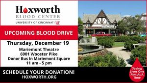 Blood Drive At Mariemont Theatre