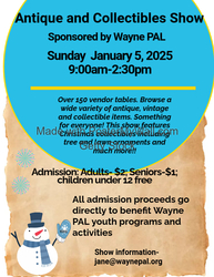 Wayne PAL Antiques and Collectibles Show Fundraiser