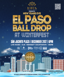 Lotus Social House Presents the Inaugural El Paso New Year's Eve Ball Drop