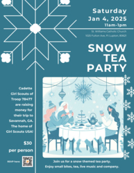 Snow Tea Party - Hosted by local Girl Scouts