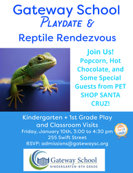Reptile Rendezvous-- Kindergarten + 1st Grade Playdate