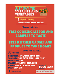 Just Say Yes To Fruits And Vegetables