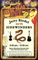 Jerry Riedel and the Sidewinders New Year's Eve Dance