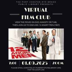 PCRB Library Film Club: 12 Angry Men (1957)