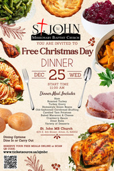 2024 Free Christmas Day Dinner