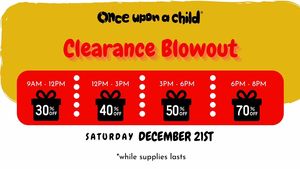 Clearance Blowout Event