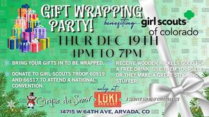 Gift Wrapping Party benefitting Girl Scouts of Colorado