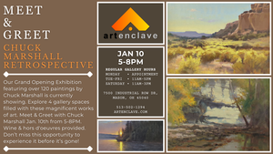 Chuck Marshall Retrospective - Meet & Greet - An Oil Painting Exhibition - January 10th - 5-8PM