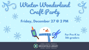 Winter Wonderland Craft Party