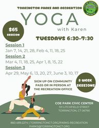 Torrington Parks and Recreation Yoga Classes