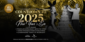 COUNTDOWN TO 2025 - PREMIUM OPEN BAR @ THE DIRTY RABBIT