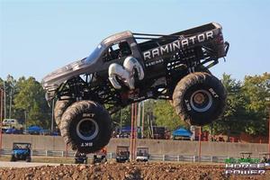 Raminator and Rammunition Rev Up to Demolish Competitors at Monster Jam at Greenville