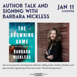 Author Talk and Signing with Barbara Nickless