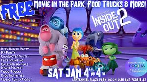 FREE Peoria Outdoor Movie, Food Trucks and More! Sat Jan 4th